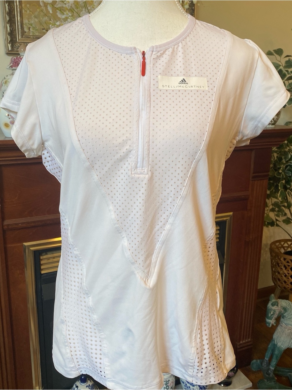 Adidas x Stella McCartney • Wimbledon 2017 Tennis Top Off White • Size L